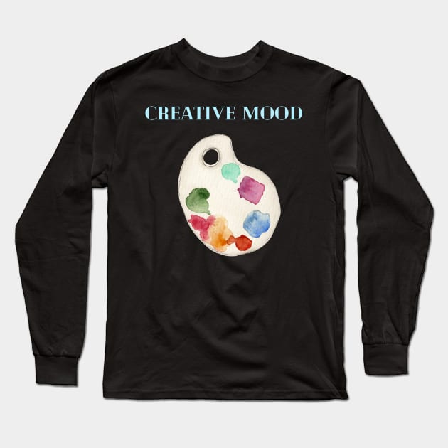 Creative mood Long Sleeve T-Shirt by Eva Passi Arts